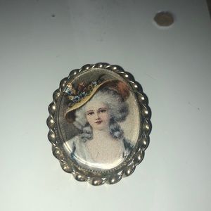 Vintage cameo brooch